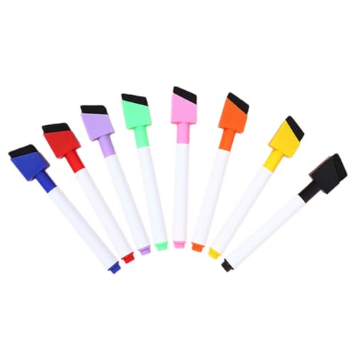 FOYTOKI 8Stücke Trockene Löschmarker Wiederverwendbare Whiteboard Marker für Schule und Büro für Glattes FOYTOKI 8Stücke Trockene Löschmarker Wiederverwendbare Whiteboard Marker für Schule und Büro für Glattes von FOYTOKI