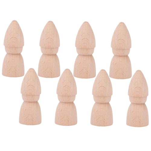 FOYTOKI 8stücke Unbemalte Holz-Puppen Bastelbedarf Für Kreative Holzfiguren Für Malen Und Dekorieren Für Kunstprojekte Und Spielzeuggestaltung FOYTOKI 8stücke Unbemalte Holz-Puppen Bastelbedarf Für Kreative Holzfiguren Für Malen Und Dekorieren Für Kunstprojekte Und Spielzeuggestaltung von FOYTOKI