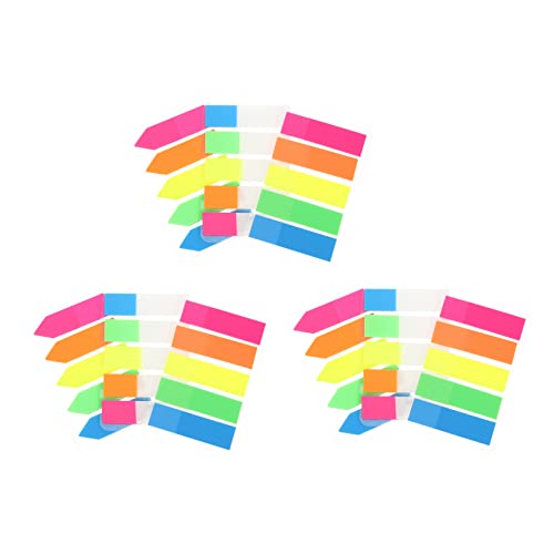FOYTOKI 900 Stück Index Sticker Selbstklebende Notizen für Büro und Schule Praktische Lesezeichen Haftende für Organisation und Beschriftung Farbenfrohe Markierungen für Effektives Lernen von FOYTOKI