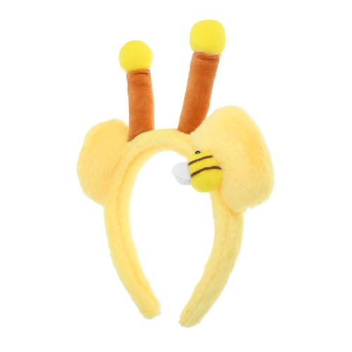 FOYTOKI Bären Stirnband einhorn kopfschmuck Bienenkostüm Haarband Biene Tentakel Stirnband Bärenohren Haarband Bienen-Stirnband Bienenantennen-Haarbänder Bärenohren Kostüm Stoff Yellow FOYTOKI Bären Stirnband einhorn kopfschmuck Bienenkostüm Haarband Biene Tentakel Stirnband Bärenohren Haarband Bienen-Stirnband Bienenantennen-Haarbänder Bärenohren Kostüm Stoff Yellow von FOYTOKI