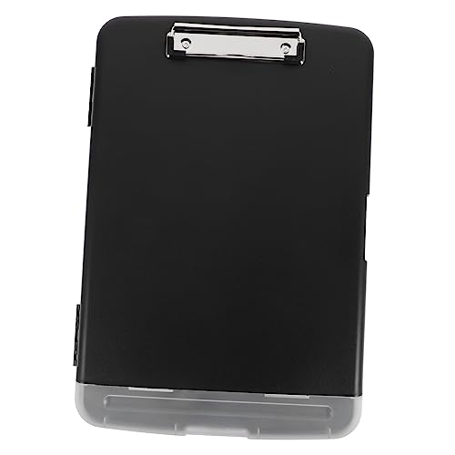FOYTOKI Clipboard mit Aufbewahrung und Stifthalter Hochwertiges Robustes Klemmbrett für Büro Pflege und Schule Seitliche Öffnung Fächer Lösung zur Organisation von Dokumenten und von FOYTOKI