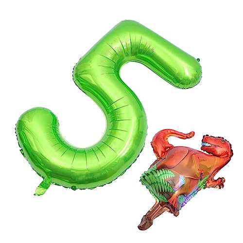 FOYTOKI Dinosaurier Ballon Aluminium Folienballon Dekorationsset für Geburtstagsfeiern Deko für Jungen Babypartys und Design und Farbenfrohem Party Accessoire FOYTOKI Dinosaurier Ballon Aluminium Folienballon Dekorationsset für Geburtstagsfeiern Deko für Jungen Babypartys und Design und Farbenfrohem Party Accessoire von FOYTOKI