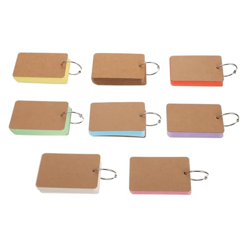 FOYTOKI Diy Blank Flashcards mit Binder Ringen Farbiges Karten pro Farbe für Englisch Wörter Notizen Kreative Schreibprojekte und Tägliche Planung FOYTOKI Diy Blank Flashcards mit Binder Ringen Farbiges Karten pro Farbe für Englisch Wörter Notizen Kreative Schreibprojekte und Tägliche Planung von FOYTOKI