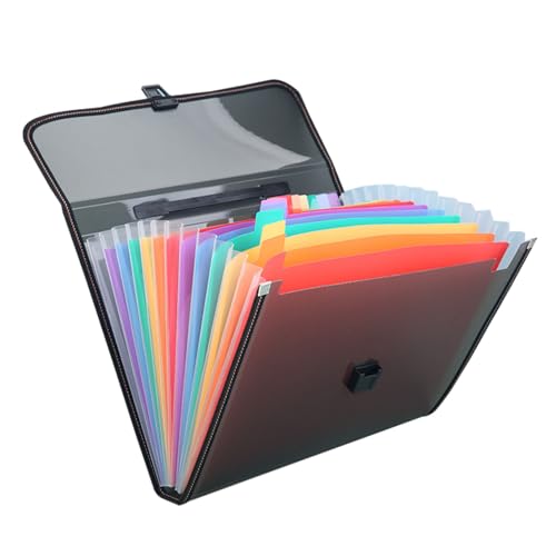 FOYTOKI Erweiterbarer Datei Organizer für Dokumente Tragbarer Fächermappe mit Fächern Multifunktionaler Aktenordner für Büro Schule und Zuhause mit Bunten Innenseiten FOYTOKI Erweiterbarer Datei Organizer für Dokumente Tragbarer Fächermappe mit Fächern Multifunktionaler Aktenordner für Büro Schule und Zuhause mit Bunten Innenseiten von FOYTOKI
