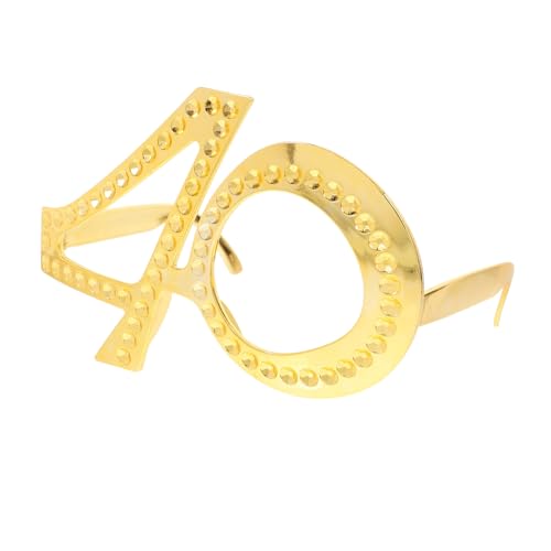 FOYTOKI Geburtstagsbrille mit Glitzerndem Kunststoffrahmen Leichte Partybrille für Fotoshooting Karneval Cosplay und Jubiläumsdekoration Komfortabel und Langlebig FOYTOKI Geburtstagsbrille mit Glitzerndem Kunststoffrahmen Leichte Partybrille für Fotoshooting Karneval Cosplay und Jubiläumsdekoration Komfortabel und Langlebig von FOYTOKI