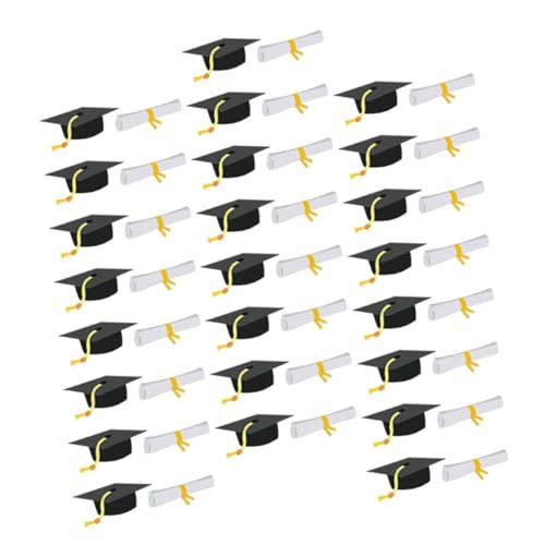 FOYTOKI Graduation Cap Konfetti Papierstreu Graduation Party Dekoration Sicher Vielseitig für High School College Abschlussfeier Klassenraum von FOYTOKI