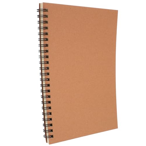 FOYTOKI Memo Notizbuch aus Hochwertigem Kunstleder Spiral Notizbuch mit Linierten Seiten Tragbares Schulmaterial für Studenten für Persönliche Pläne von FOYTOKI
