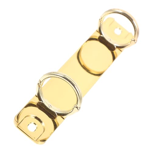 FOYTOKI Metall Binderrücken Einsatz Mechanismus für Notizbuchordner Abnehmbar und Wiederverwendbar für Loseblattbinder und DIY Projekte Goldener Farbe FOYTOKI Metall Binderrücken Einsatz Mechanismus für Notizbuchordner Abnehmbar und Wiederverwendbar für Loseblattbinder und DIY Projekte Goldener Farbe von FOYTOKI