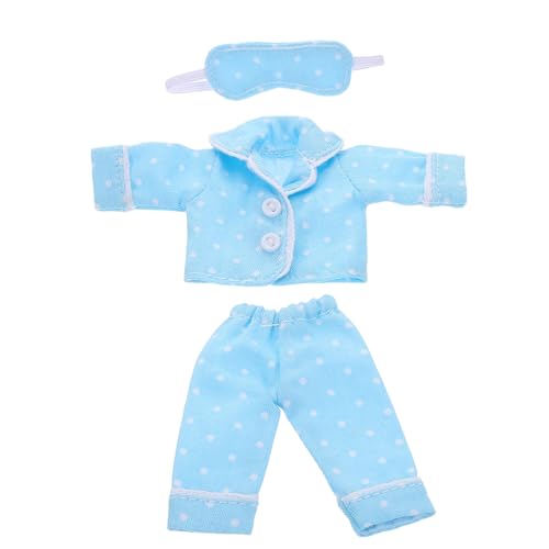FOYTOKI Mini Puppen Pyjamas Augenmaske Kleidung Zubehör Für Puppenkleidung Puppen Nachtwäsche Spielzeug Outfit Zum Selbermachen Für Mädchen FOYTOKI Mini Puppen Pyjamas Augenmaske Kleidung Zubehör Für Puppenkleidung Puppen Nachtwäsche Spielzeug Outfit Zum Selbermachen Für Mädchen von FOYTOKI