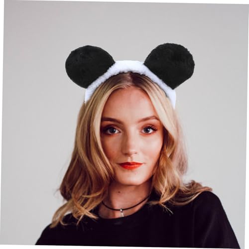 FOYTOKI Niedliches Panda Ohren Haarband Cosplay Stirnband für Mädchen Festival Kopfschmuck Party Requisit und Haarschmuck für Kostüm und Alltagsgebrauch von FOYTOKI