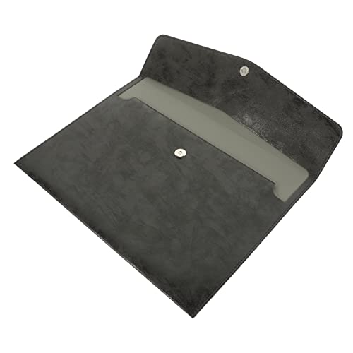 FOYTOKI PU Dokumentenhalter mit Druckknopfverschluss Große Kapazität Stilvoller Organizer für Büro und Zuhause zur Aufbewahrung von Dokumenten Visitenkarten FOYTOKI PU Dokumentenhalter mit Druckknopfverschluss Große Kapazität Stilvoller Organizer für Büro und Zuhause zur Aufbewahrung von Dokumenten Visitenkarten von FOYTOKI