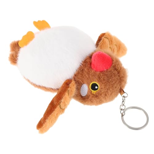 FOYTOKI Weicher Plüsch-papagei-schlüsselanhänger Für Kindertaschen Rucksäcke Mädchen-Accessoires Für Piraten-mottopartys FOYTOKI Weicher Plüsch-papagei-schlüsselanhänger Für Kindertaschen Rucksäcke Mädchen-Accessoires Für Piraten-mottopartys von FOYTOKI