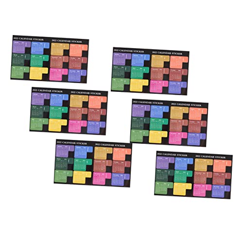FOYTOKI Plan Notepad Aufkleber Wasserdichte Notizen mit Monatsindizes Teilig Verschiedene für Effektive Planung und Organisation von FOYTOKI