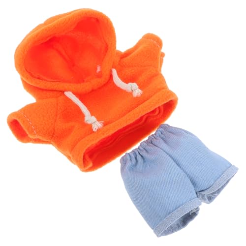 FOYTOKI Plüschbär Kleidung Puppenkleidung aus Weichem Verschleißfestem Material mit Kapuzen Sweatshirt und Jeans Wiederverwendbares Outfit für Kleine Kuscheltiere für Puppen und FOYTOKI Plüschbär Kleidung Puppenkleidung aus Weichem Verschleißfestem Material mit Kapuzen Sweatshirt und Jeans Wiederverwendbares Outfit für Kleine Kuscheltiere für Puppen und von FOYTOKI