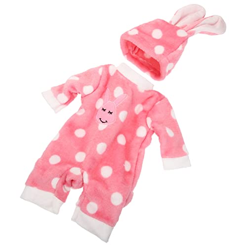 FOYTOKI Puppe Kleidung 1 Set Puppenkleidung Für Puppen Üße Schlafanzug Set Mit Punkten Und Hasenmotiv Teile Für Ädchen Wiederverwendbare Puppenbekleidung Gedruckte Pyjamas Baby Puppenkleider FOYTOKI Puppe Kleidung 1 Set Puppenkleidung Für Puppen Üße Schlafanzug Set Mit Punkten Und Hasenmotiv Teile Für Ädchen Wiederverwendbare Puppenbekleidung Gedruckte Pyjamas Baby Puppenkleider von FOYTOKI