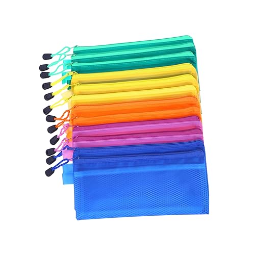 FOYTOKI Reißverschlusstasche Aktenbeutel Matte PVC Dokumententasche für Bürobedarf und Reise Passend für Zahnbürste und Handtuch von FOYTOKI