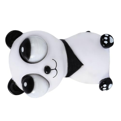 FOYTOKI Stressabbau Squeeze Toy Panda mit Hervorquellenden Augen Kompaktes Zappelspielzeug für Erwachsene Sensorisches für Lustiges Geburtstagsgeschenk und Party Mitgebsel von FOYTOKI
