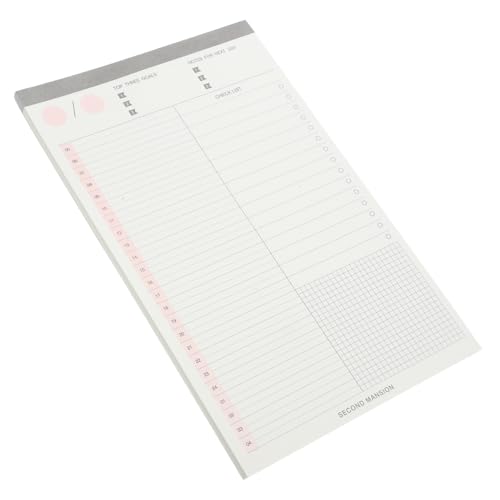 FOYTOKI Täglicher Planer Notizbuch Abreißbarer Memo Block Kompakter Notizblock für Planung und Organisation für Reisen und Perfektes für Freunde und Familie von FOYTOKI