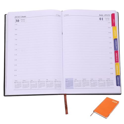FOYTOKI Tagesplaner Lehrerfreundlicher Zeitplaner aus PU Notizbuch für Studenten und Büroangestellte Vielseitig Einsetzbar Notizblock und Organisationstool FOYTOKI Tagesplaner Lehrerfreundlicher Zeitplaner aus PU Notizbuch für Studenten und Büroangestellte Vielseitig Einsetzbar Notizblock und Organisationstool von FOYTOKI
