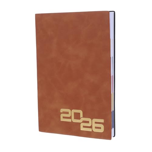 FOYTOKI Tagesplaner: 2026 A5-notizbuch – Notizheft Mit Kunstledereinband – Multifunktional Für Den Privaten/akademischen/beruflichen Gebrauch von FOYTOKI