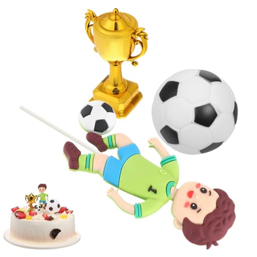 FOYTOKI Teiliges Fußball Deko Fußball Geburtstag Party Zubehör für Farbecht und Wiederverwendbar von FOYTOKI
