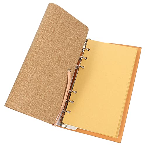 FOYTOKI Tragbares Notizbuch für Vintage Handbuch mit Flexiblem Einband für Tägliche Planung Schule und Büro Praktische Agenda für Karamelbraun von FOYTOKI