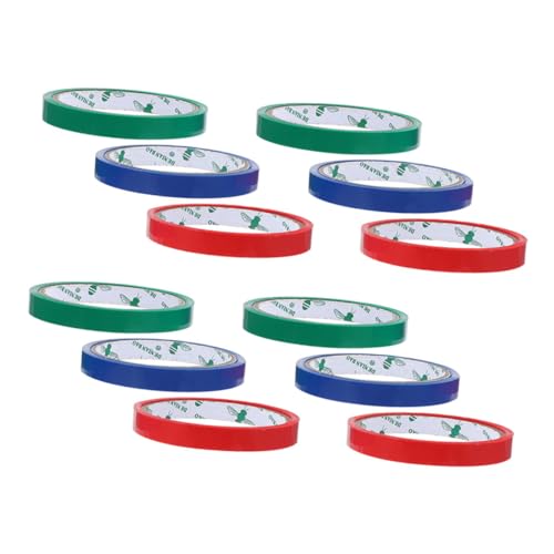 FOYTOKI Verpackungsbeutel-klebeband Geräuscharm 12 Rollen 12 Mm Zum Verschließen von FOYTOKI