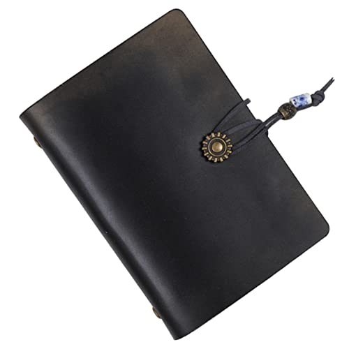 FOYTOKI Vintage Leder Reisetagebuch Nachfüllbares Loose Leaf Notizbuch für Ihre Reisen und Pläne Handgefertigtes Journal mit Hochwertigem und Praktischem Design von FOYTOKI