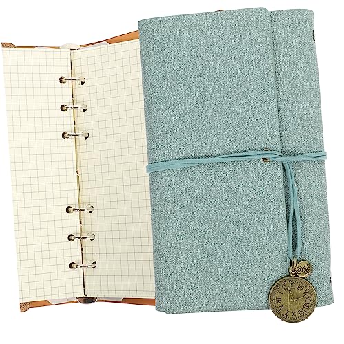 FOYTOKI Vintage Notizbuch mit Band Tragbares Planer Notepad für Studenten Vielseitig Einsetzbar zur Planung Organisation und Persönlichen Notizen Perfektes für Freunde und Familie von FOYTOKI