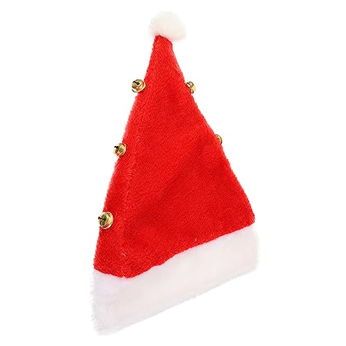 FOYTOKI Weihnachtsmütze Plüsch Weihnachtlicher Üsch Weihnachtsmann Hut Mit Glöckchen Leichter Weihnachts Haarschmuck Für Festliche Cosplay Outfits Und Weihnachtsfeiern Ideal Als Weihnachtsmütze Für FOYTOKI Weihnachtsmütze Plüsch Weihnachtlicher Üsch Weihnachtsmann Hut Mit Glöckchen Leichter Weihnachts Haarschmuck Für Festliche Cosplay Outfits Und Weihnachtsfeiern Ideal Als Weihnachtsmütze Für von FOYTOKI