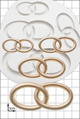 Silikonform Eheringe von FPC Sugarcraft
