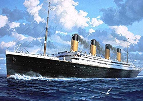 FPTZL 5D-Diamantmalerei, DIY-Malen nach Zahlen-Set, Titanic-Schiff, Vollbohrer, Stickerei, Strass, Bastelleinwand für die Wanddekoration zu Hause, 40 x 50 cm FPTZL 5D-Diamantmalerei, DIY-Malen nach Zahlen-Set, Titanic-Schiff, Vollbohrer, Stickerei, Strass, Bastelleinwand für die Wanddekoration zu Hause, 40 x 50 cm von FPTZL