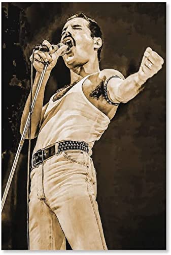 FPTZL 5D-Diamantmalerei zum Selbermachen, Kristall-Strass-Gemälde, Freddie Mercury, berühmter Rock-Singer-Songwriter, Stickbilder, Kunsthandwerk für Erwachsene und Kinder, 30 x 40 cm FPTZL 5D-Diamantmalerei zum Selbermachen, Kristall-Strass-Gemälde, Freddie Mercury, berühmter Rock-Singer-Songwriter, Stickbilder, Kunsthandwerk für Erwachsene und Kinder, 30 x 40 cm von FPTZL