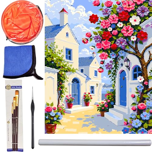 FQIQIANLIC Malen Nach Zahlen Erwachsene, Blumen, Paint By Numbers, 40 X 50 cm, Wrinkle-Free Canvas, DIY Hand Painted Oil Painting Kit, Freizeit, Eine Gute Option für Eltern - Kind - Zusammenarbeit FQIQIANLIC Malen Nach Zahlen Erwachsene, Blumen, Paint By Numbers, 40 X 50 cm, Wrinkle-Free Canvas, DIY Hand Painted Oil Painting Kit, Freizeit, Eine Gute Option für Eltern - Kind - Zusammenarbeit von FQIQIANLIC
