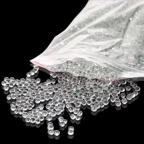 1000 Stück/2000 Stück Durchmesser 1 mm bis 11 mm, kleine dekorative Glaskugeln, hochpräzise transparente Glasperlen for Laborexperimente(7mm 1000pcs) von FQSWM