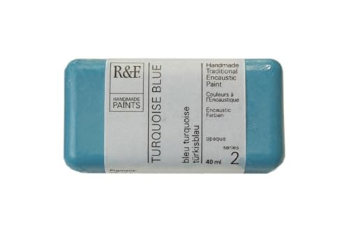 R&F Encaustic 40ml Paint, Turquoise Blue by R&F Encaustic Paints von FR