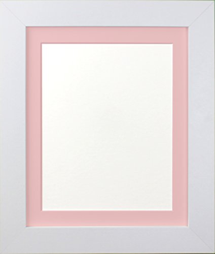 FRAMES BY POST Bilderrahmen „London“, Holz, weiß, 20 x 20 Inches Image Size 40 x 40 cm von FRAMES BY POST