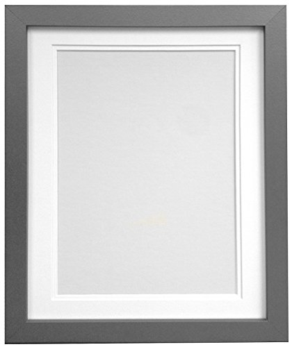 FRAMES BY POST H7-Bilderrahmen mit weißem Passepartout, Breite 25 mm, weiß, Holz, Silber, A2 Image Size A3 FRAMES BY POST H7-Bilderrahmen mit weißem Passepartout, Breite 25 mm, weiß, Holz, Silber, A2 Image Size A3 von FRAMES BY POST