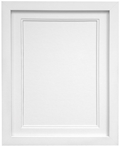 FRAMES BY POST H7WHITEDOUBLEMOUNTA2A3W H7 Bilderrahmen mit weißem doppeltem Passepartout, A2, für Bildgröße A3 (Kunststoffglas), Holz, Image Size von FRAMES BY POST