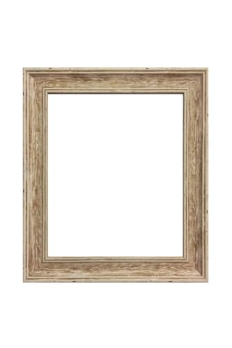 FRAMES BY POST Scandi Vintage Bilderrahmen aus Holz im Used-Look, 60 x 80 cm (Kunststoffglas) von FRAMES BY POST