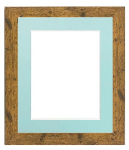 FRAMES BY POST Studio Antik Holz Bilderrahmen mit blauem Passepartout 60 x 80 cm für Bildgröße 50 x 70 cm FRAMES BY POST Studio Antik Holz Bilderrahmen mit blauem Passepartout 60 x 80 cm für Bildgröße 50 x 70 cm von FRAMES BY POST