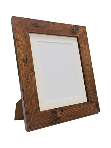 Holz-Bilderrahmen im Vintage-Stil mit Passepartout, holz, Elfenbeinfarben, 24 x 20 Image size 20 x 16 inch (Plastic Glass) von FRAMES BY POST