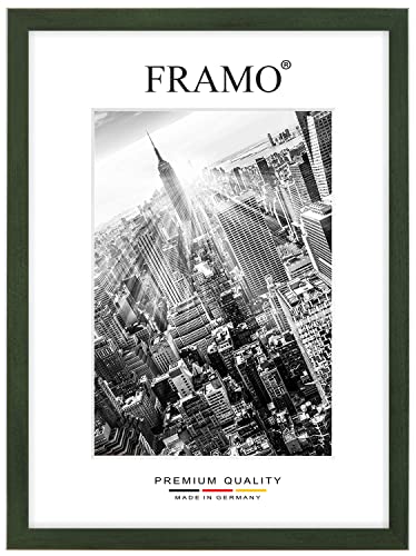 FRAMO Holz Bilderrahmen 18 x 20 cm nach Maß - Grün Gewischt | Größe wählbar | inkl. entspiegeltes Acrylglas | Rahmen für Puzzle | Foto | Poster FRAMO Holz Bilderrahmen 18 x 20 cm nach Maß - Grün Gewischt | Größe wählbar | inkl. entspiegeltes Acrylglas | Rahmen für Puzzle | Foto | Poster von FRAMO