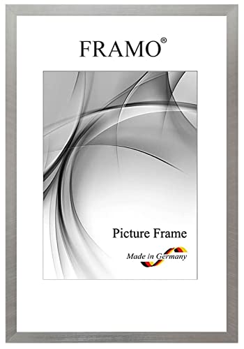 FRAMO Holz Bilderrahmen 45 x 60 cm aus Massivholz | Silber Grau | Farbe/Größe wählbar | Rahmen für Poster | Puzzle | Foto collage N°053 FRAMO Holz Bilderrahmen 45 x 60 cm aus Massivholz | Silber Grau | Farbe/Größe wählbar | Rahmen für Poster | Puzzle | Foto collage N°053 von FRAMO