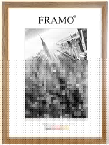 FRAMO Holz Bilderrahmen 61 x 78 cm nach Maß - Eiche Rustikal | Größe wählbar | inkl. entspiegeltes Acrylglas | Rahmen für Puzzle | Foto | Poster von FRAMO