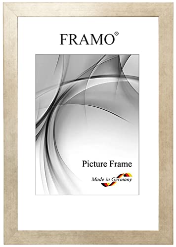 FRAMO Holz Bilderrahmen 61 x 91,5 cm aus Massivholz | Champagner | Außenkante in Schwarz | Farbe/Größe wählbar | Rahmen für Poster | Puzzle | Foto collage N°106 FRAMO Holz Bilderrahmen 61 x 91,5 cm aus Massivholz | Champagner | Außenkante in Schwarz | Farbe/Größe wählbar | Rahmen für Poster | Puzzle | Foto collage N°106 von FRAMO