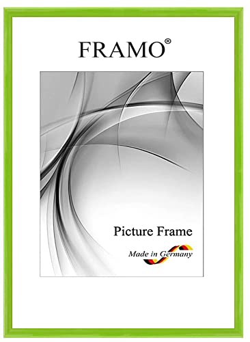 FRAMO Holz Bilderrahmen Schmal 25 x 35 cm aus Massivholz | Hell-Grün Hochglanz | Farbe/Größe wählbar | Rahmen für Poster | Puzzle | Foto collage N°120 FRAMO Holz Bilderrahmen Schmal 25 x 35 cm aus Massivholz | Hell-Grün Hochglanz | Farbe/Größe wählbar | Rahmen für Poster | Puzzle | Foto collage N°120 von FRAMO