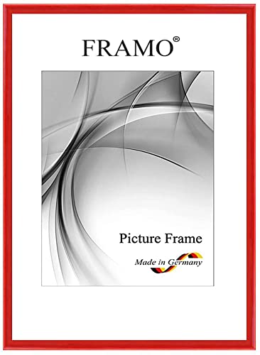 FRAMO Holz Bilderrahmen Schmal 30 x 40 cm aus Massivholz | Rot Hochglanz | Farbe/Größe wählbar | Rahmen für Poster | Puzzle | Foto collage N°123 FRAMO Holz Bilderrahmen Schmal 30 x 40 cm aus Massivholz | Rot Hochglanz | Farbe/Größe wählbar | Rahmen für Poster | Puzzle | Foto collage N°123 von FRAMO