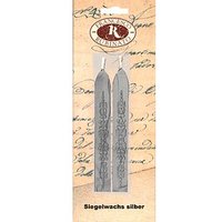 FRANCESCO RUBINATO™ Siegelwachs mit Docht silber von FRANCESCO RUBINATO™