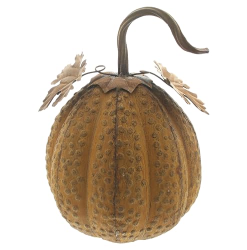 FRANK FLECHTWAREN Herbstdeko Kürbis, Metall, Edelrostoptik Maße: Ø 19 cm, Höhe 25 cm, viesleitig einstzbar FRANK FLECHTWAREN Herbstdeko Kürbis, Metall, Edelrostoptik Maße: Ø 19 cm, Höhe 25 cm, viesleitig einstzbar von FRANK FLECHTWAREN